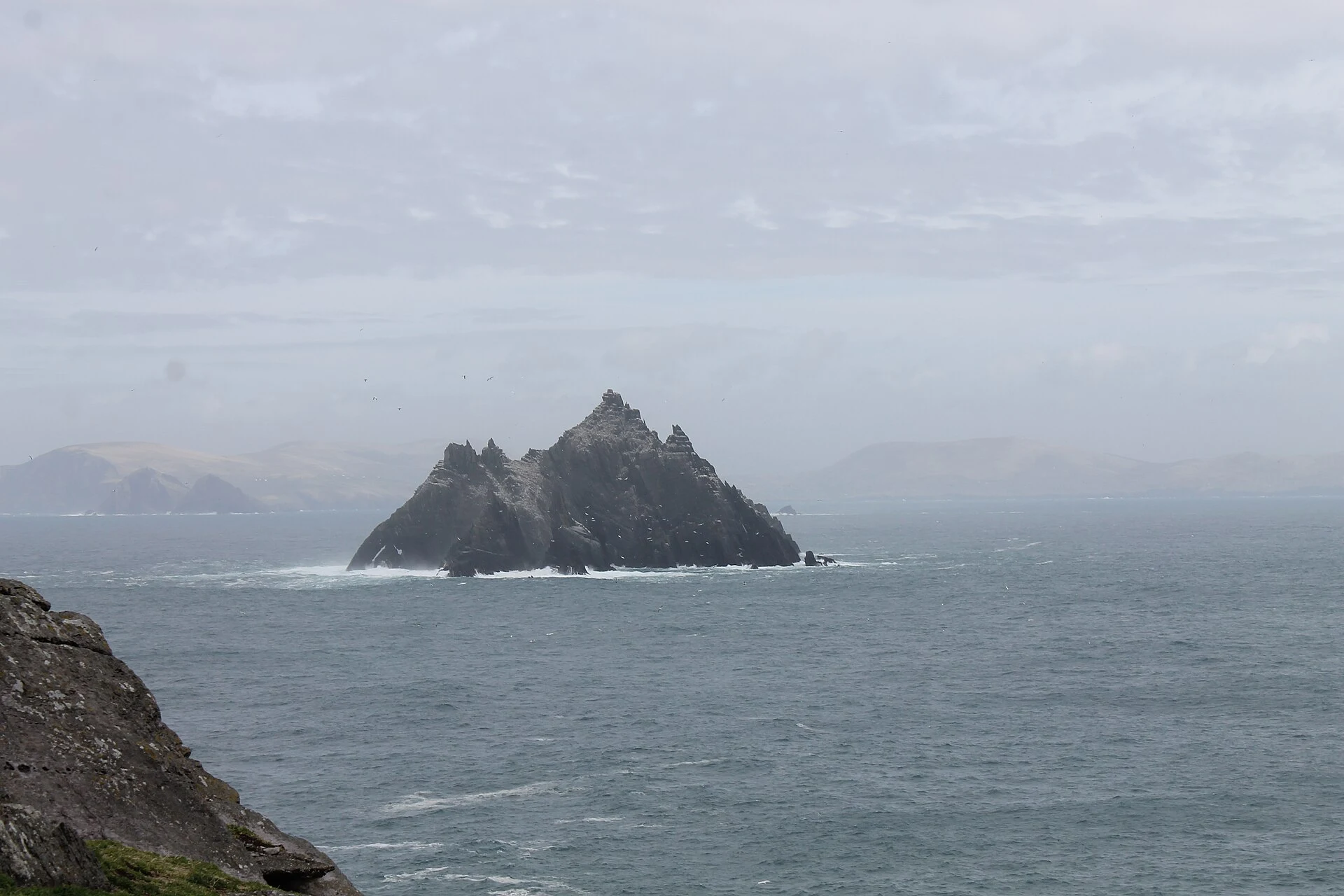 Capanne a tholos in pietra del monastero di Skellig Michael.