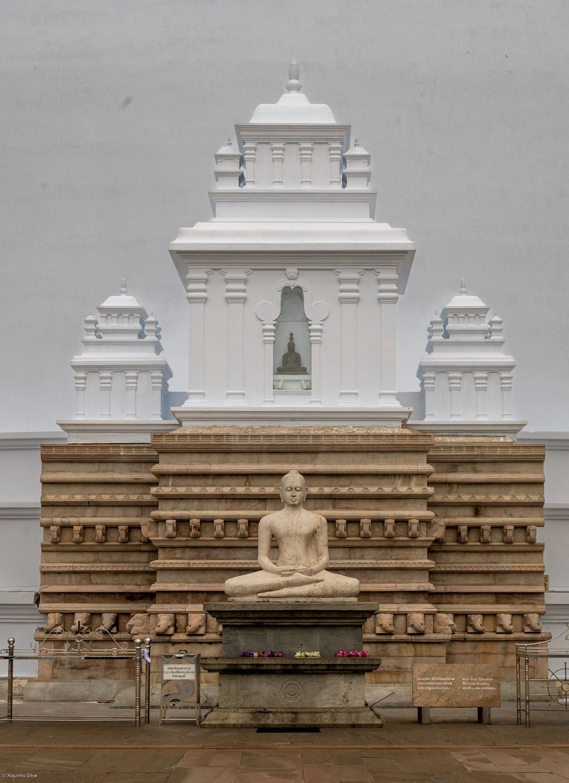 Sri Maha Bodhi sacred tree precinct in Anuradhapura.