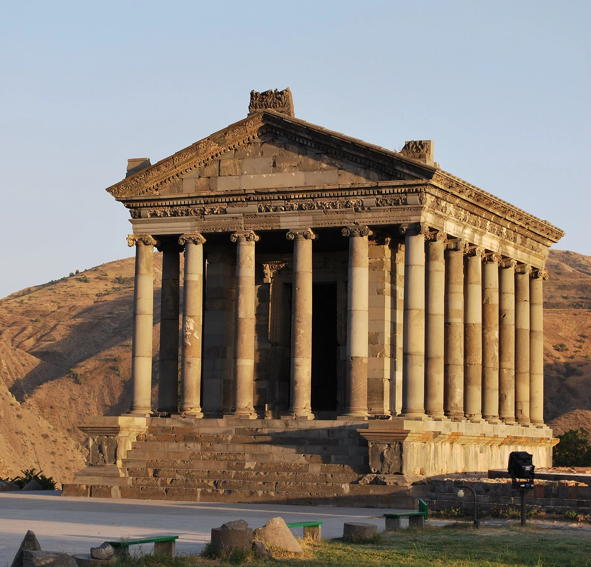 Garni Temple above the Azat Gorge, Armenia