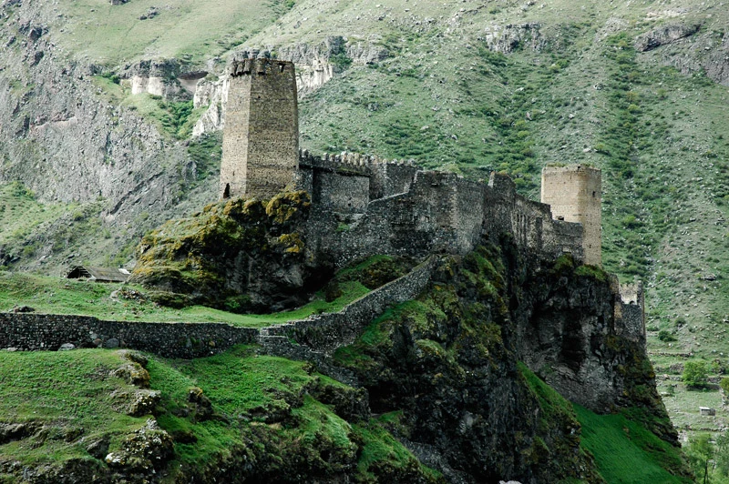 Khertvisi Fortress above the Mtkvari valley in southern Georgia.