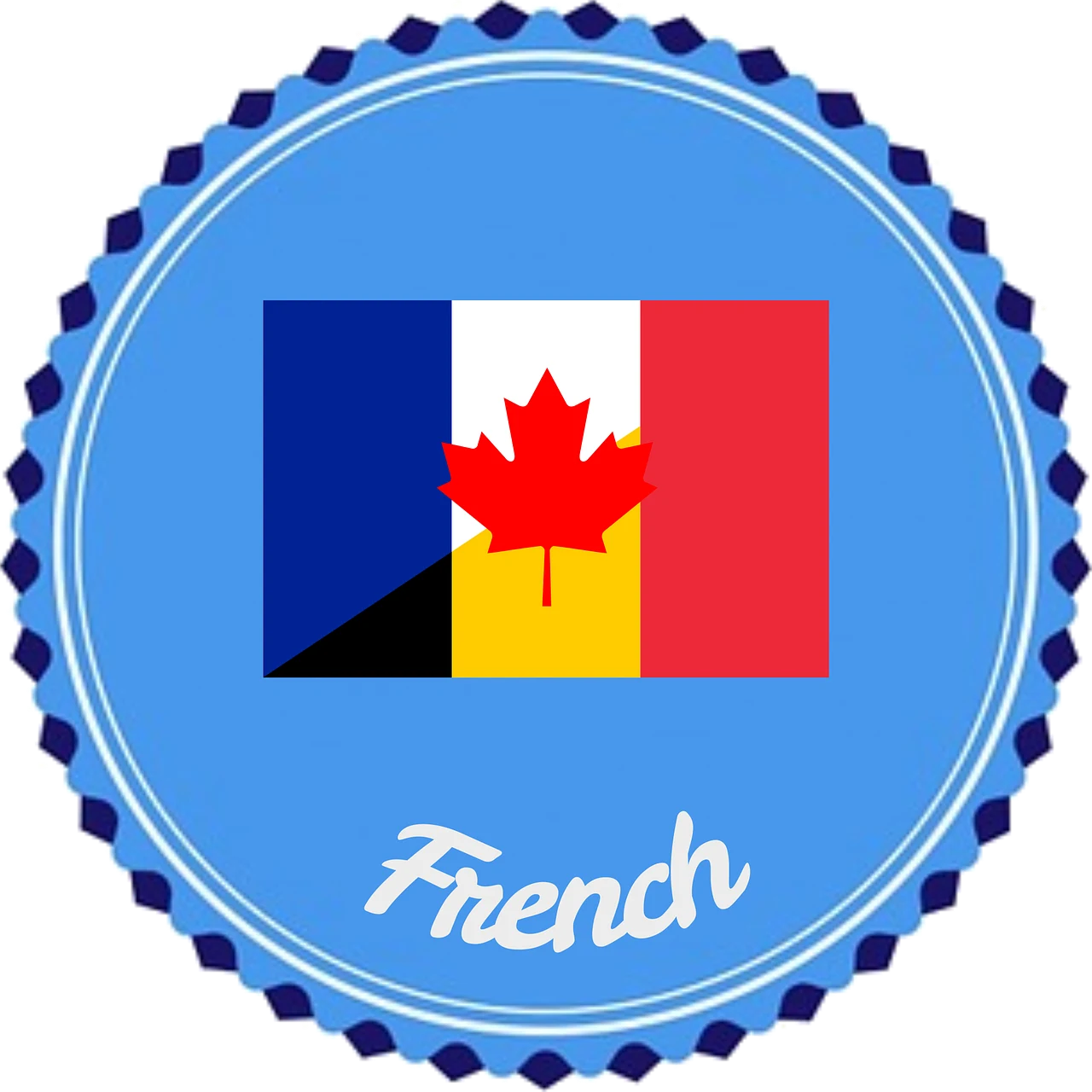Travel-planning materials referring to French language and the euro.
