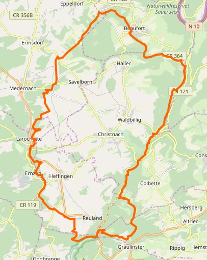 Choosing a Walking Route on Luxembourg’s Mullerthal Trail