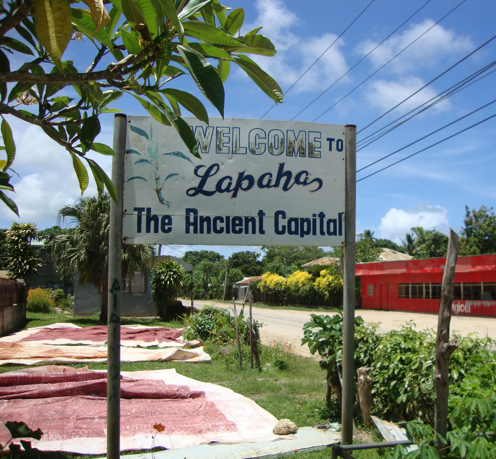Stepped royal langi tomb at Lapaha, Muʻa.