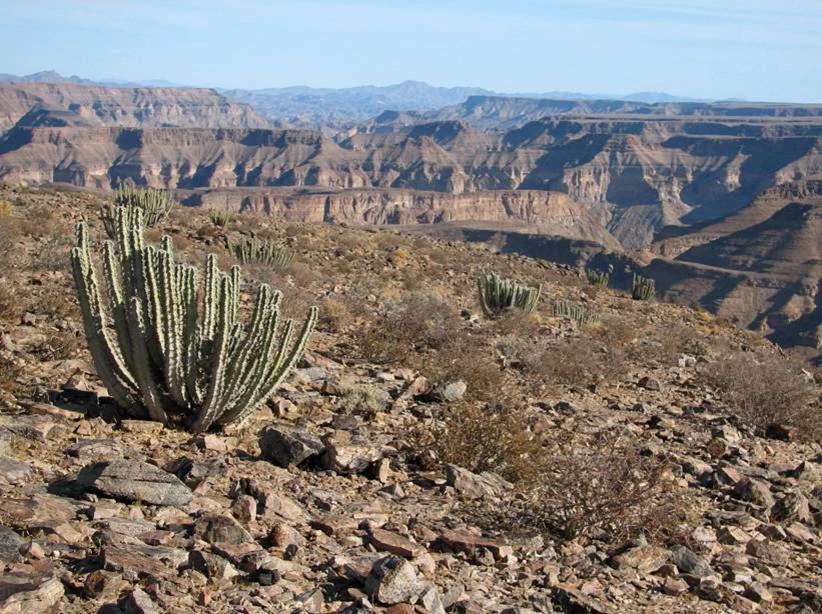 Fish River valley near Ai-Ais, at the end of the traverse.