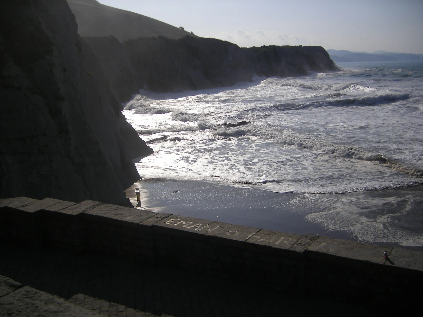 Coastal footpath near the San Telmo hermitage in Zumaia.
