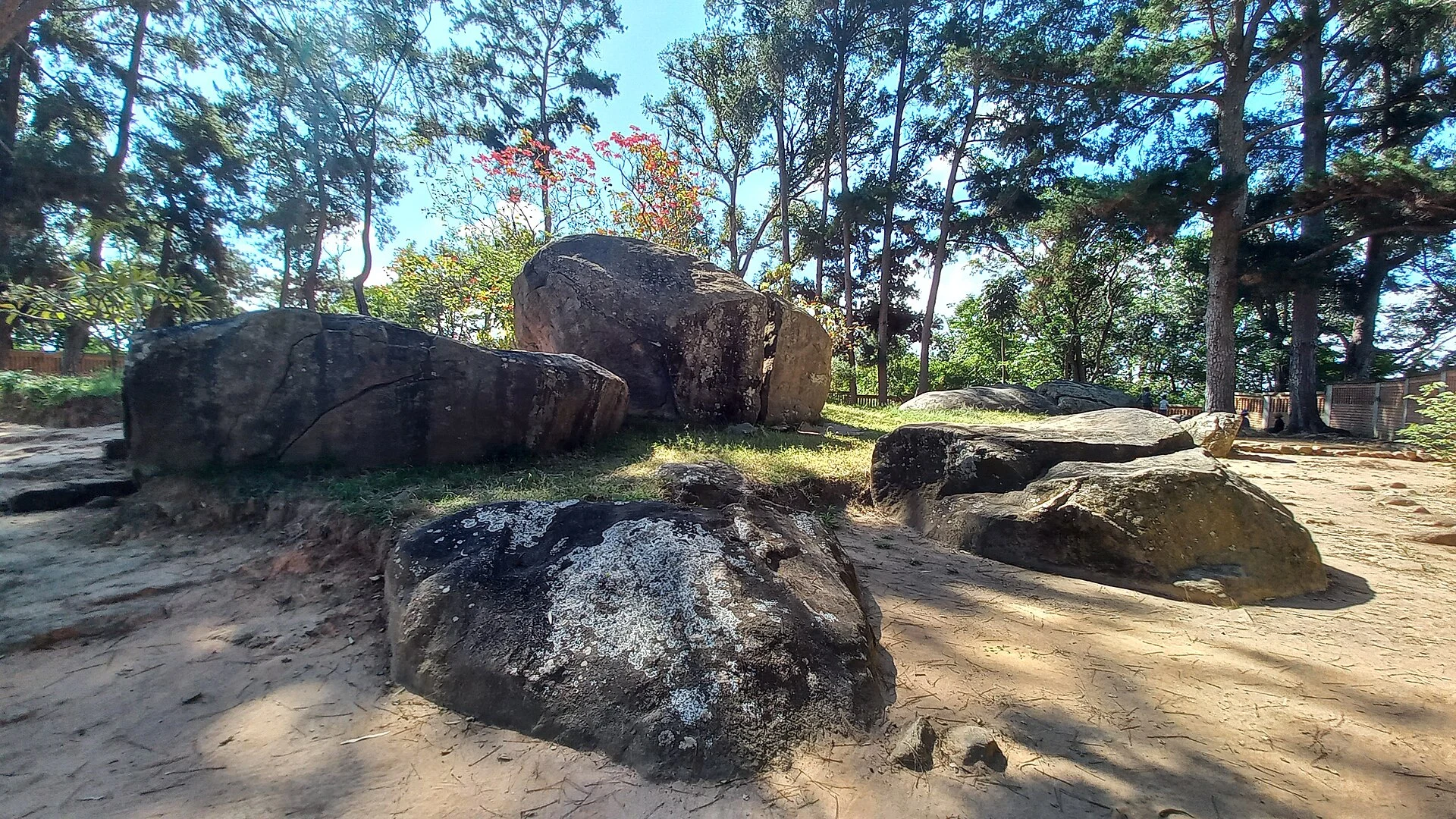 Stone gateway and defensive features at the Royal Hill of Ambohimanga.