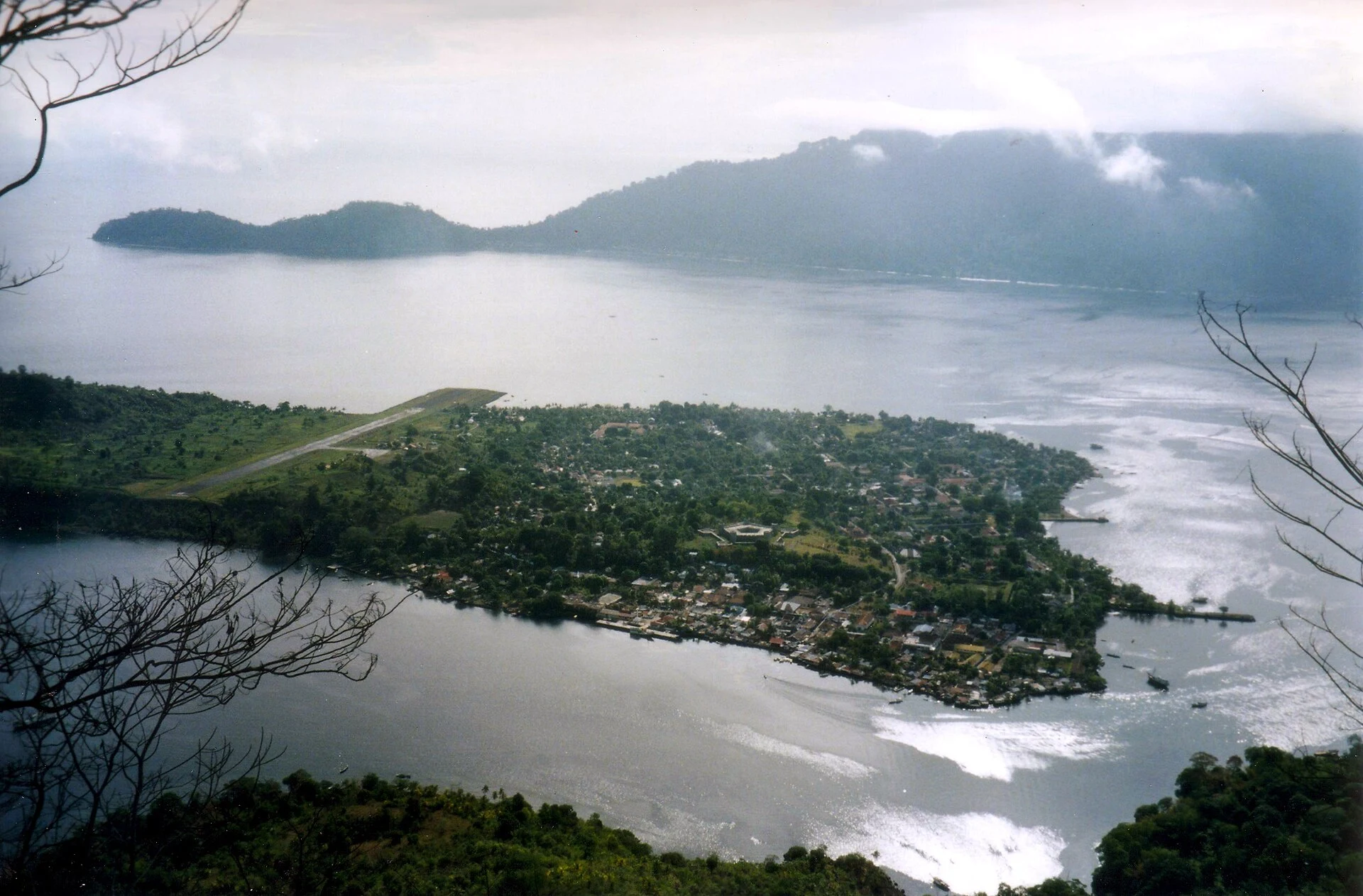 Stone ramparts of Fort Belgica in Banda Neira, Maluku.