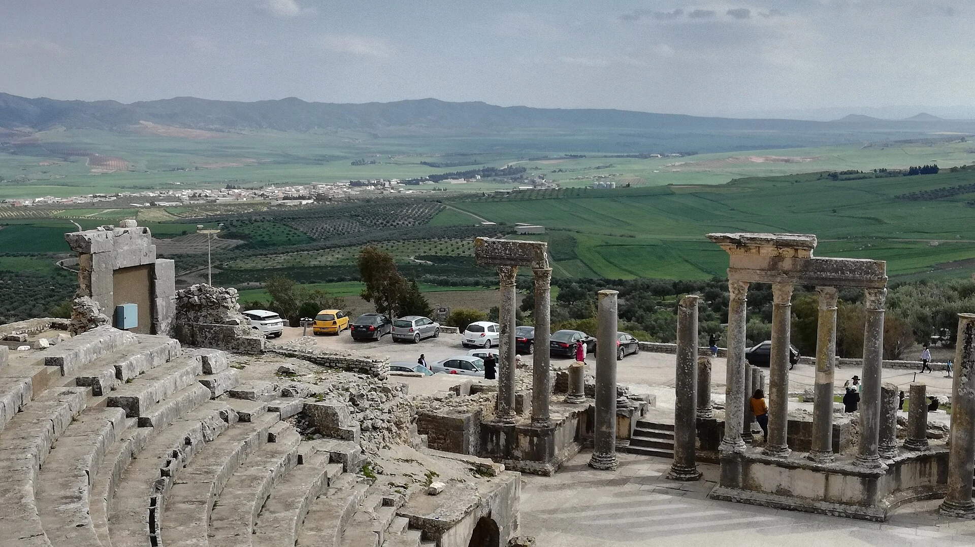 Monumental ruins and archaeological landscape of Bulla Regia.