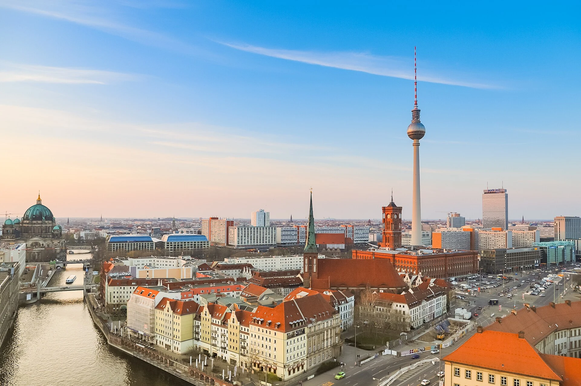 Urban view of Berlin, Germany’s capital.