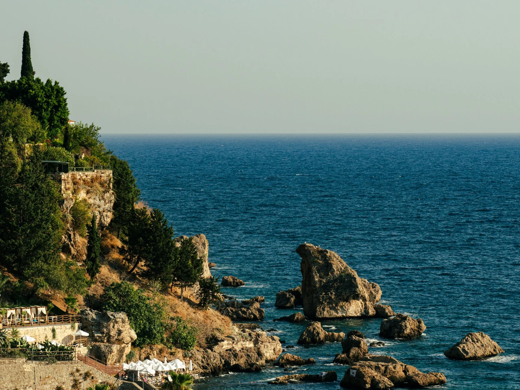 Mediterranean island coast with no identifiable location