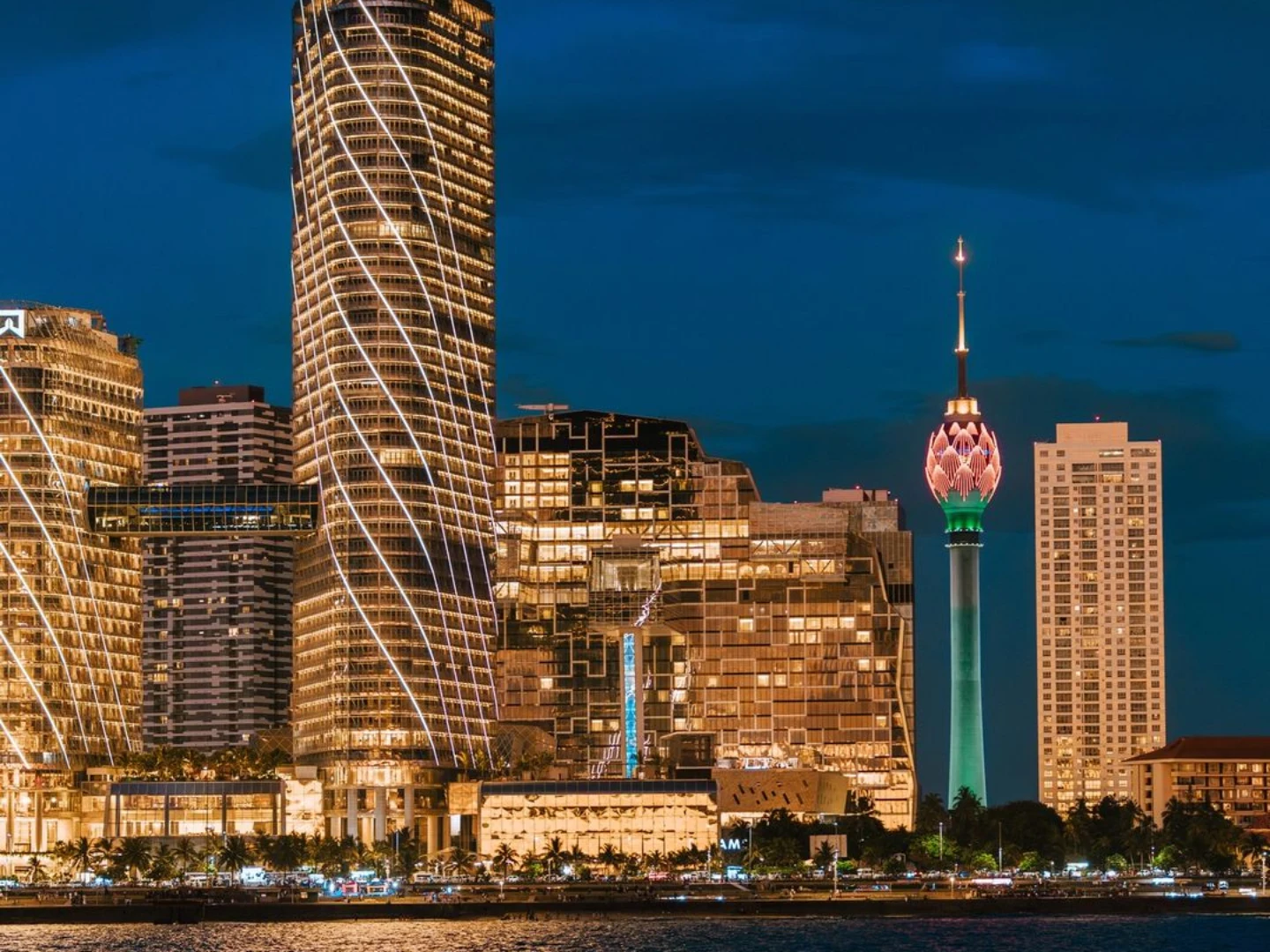 Urban view of Colombo, the capital of Sri Lanka.