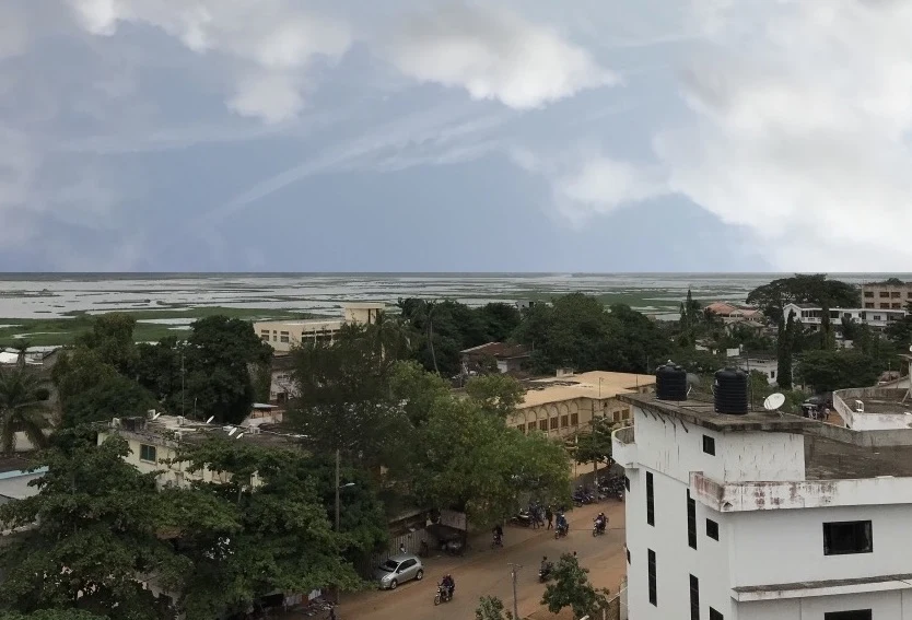 Identifiable urban view of Porto-Novo, Benin's capital.