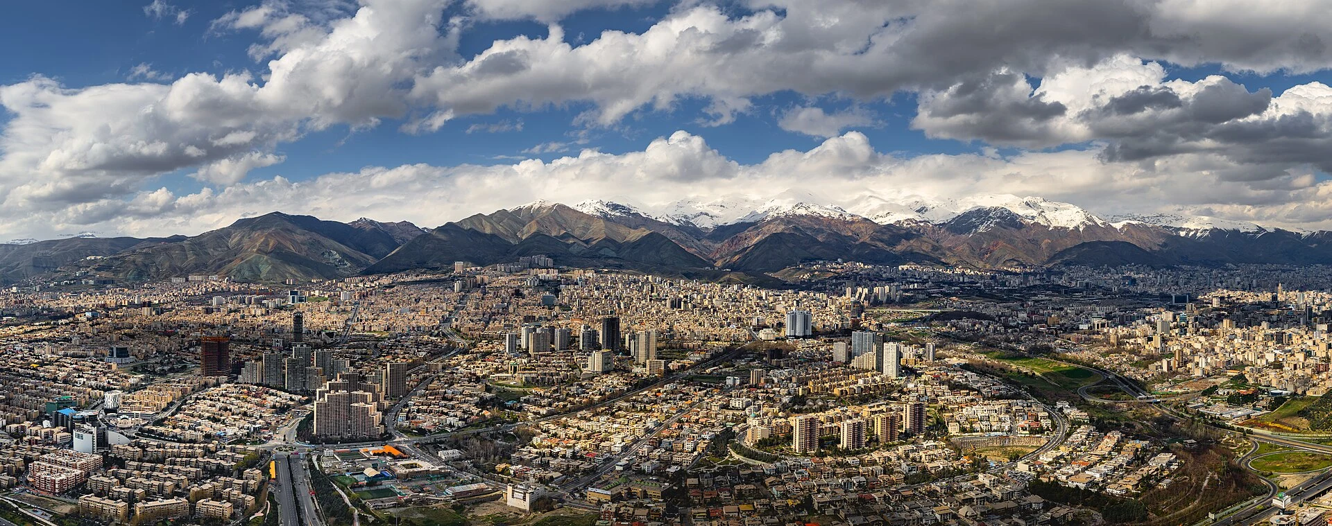 Urban view of Tehran, Iran's capital