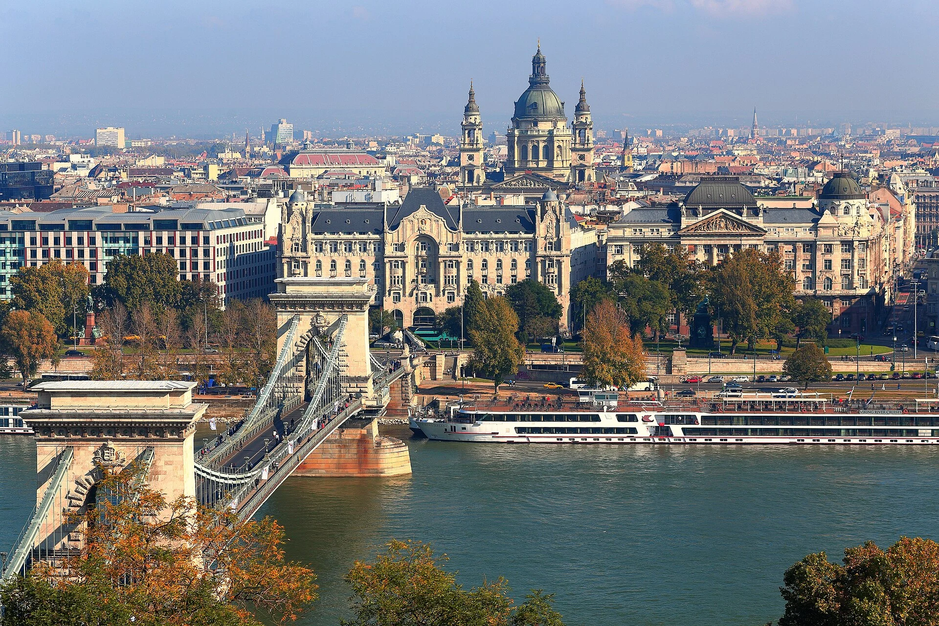City view of Budapest, Hungary's capital.