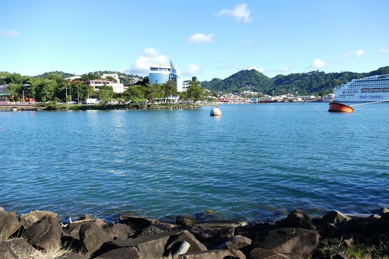 Generic Caribbean island landscape, not attributed to a specific place.