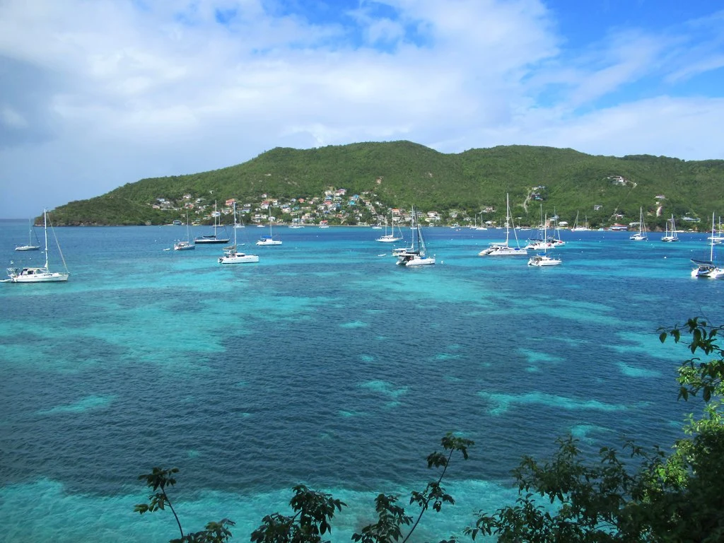 Port Elizabeth waterfront beside Admiralty Bay in Bequia.