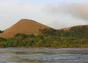 Savanna and forest mosaic in Lopé-Okanda, Gabon